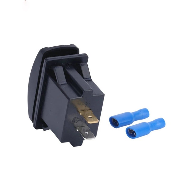 Bluejw شاحن سيارة مزدوج USB بجهد 12V/24V من الدرجة البحرية QC3.0، محول شاحن سيارات مقاوم للماء للقوارب والشاحنات والمركبات الترفيهية - Image 3